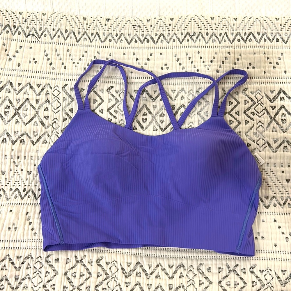 Like a cloud longline ribbed bra